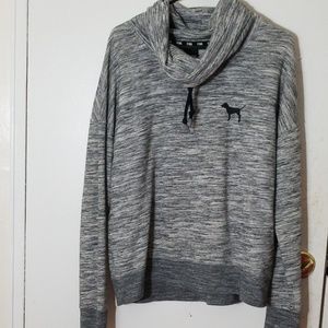 Vs Pink Cowl Neck Sweater